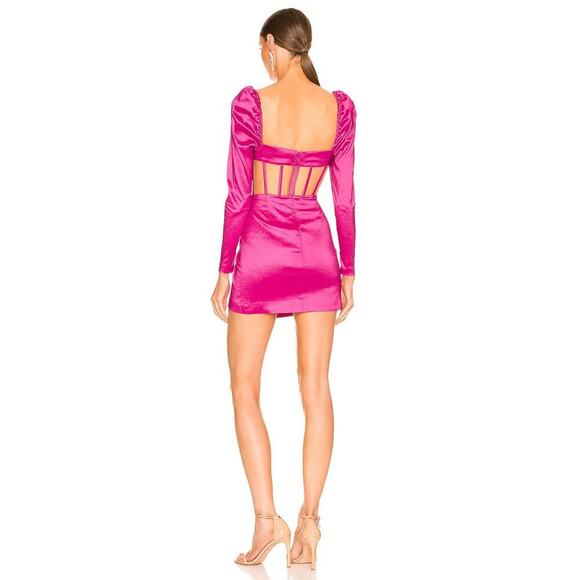 NBD Talulla Dress Fuchsia Size M NWT - Picture 4 of 8